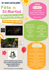 Affiche Programme Fête du Village Moderne Illustré Multicolore.png